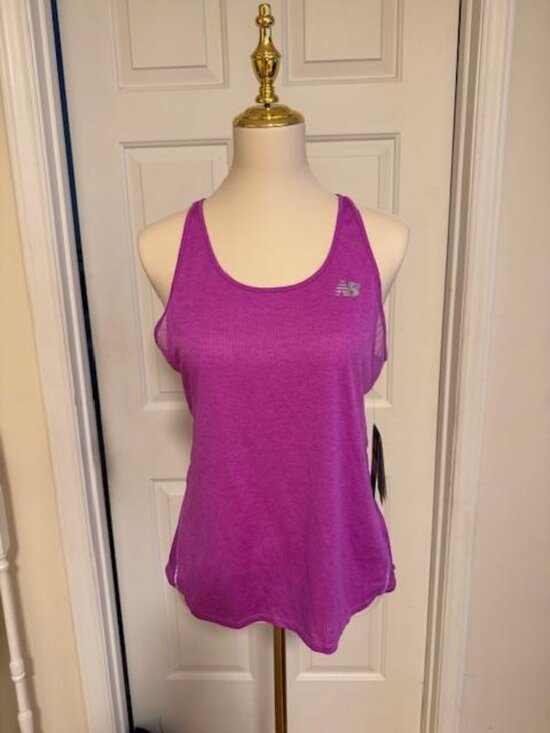 New Balance Tops - New Balance IceX Mesh Back Running Tank • Sz M • NWT • Magenta